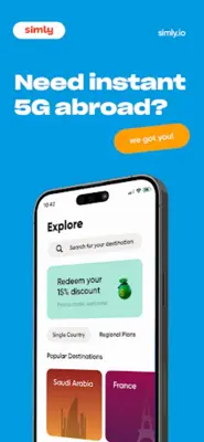 Simly - eSIM Internet Plans android App screenshot 3